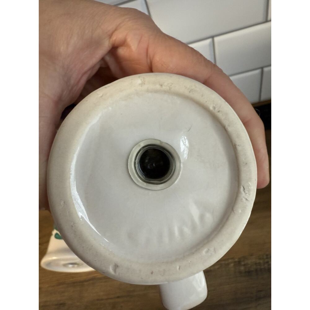 VTG Salt Pepper Shakers Napkin Holder Country Green Heart Sponge‎ Painted - Picture 5 of 13